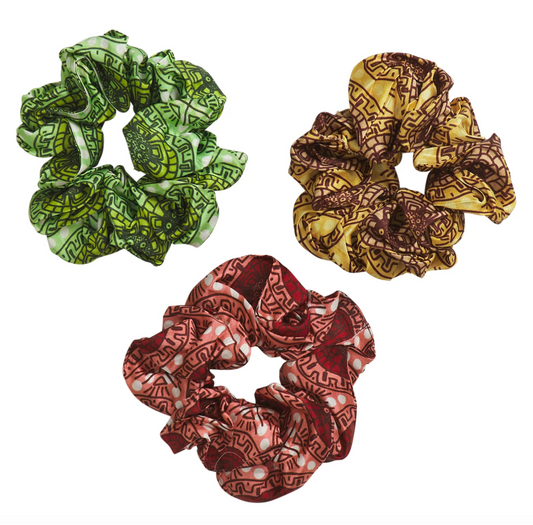 Gabriella Silk Scrunchie Set