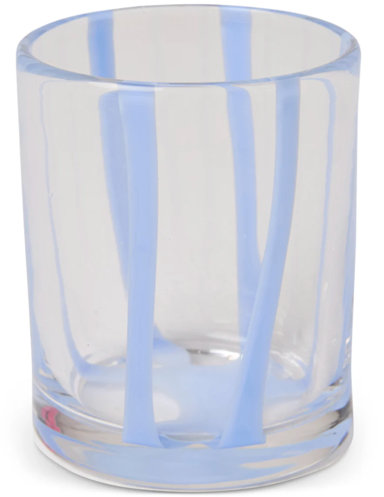 Ahoy Stripe Tumbler Glass 2P Set
