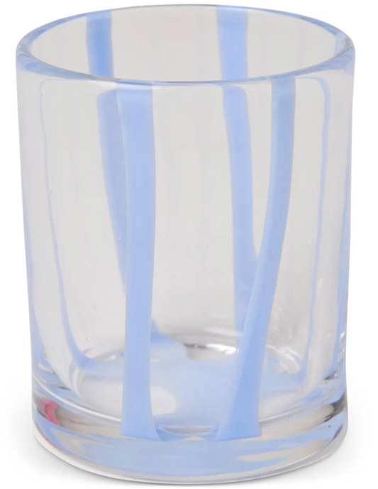 Ahoy Stripe Tumbler Glass 2P Set