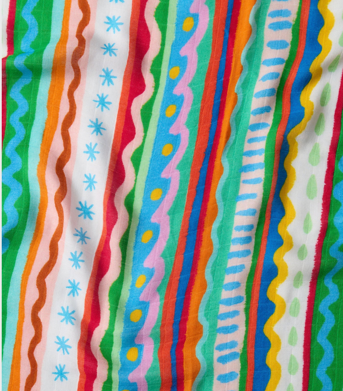 Beach Patterns Bamboo Swaddle
