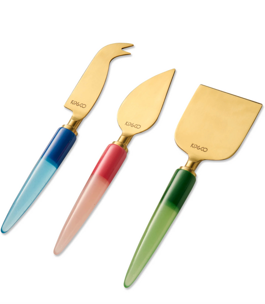 Bejewelled Cheese Knife Set