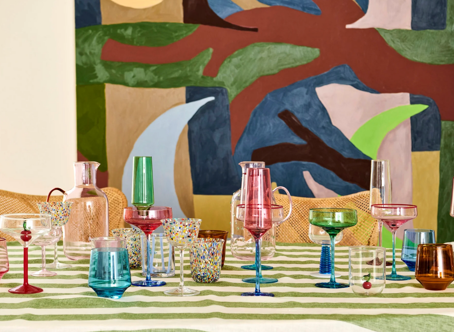 Blue Robin Champagne Glass 2P Set - Click and Collect item only