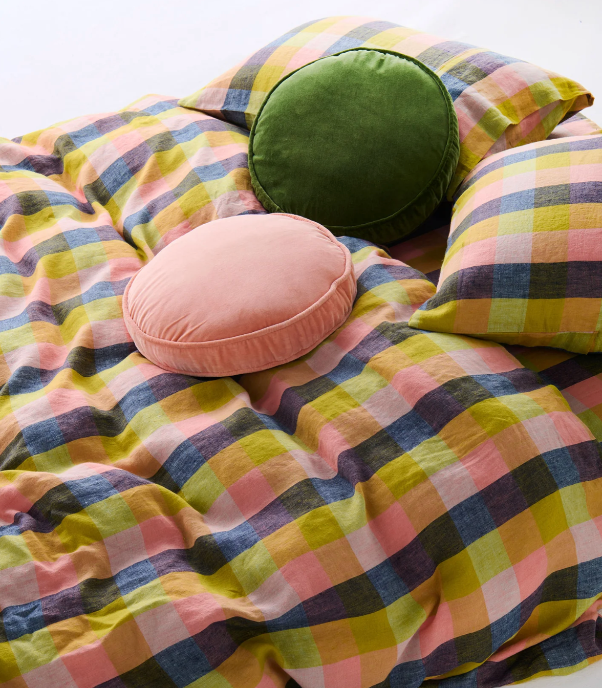 Campsite Velvet Pea Cushion