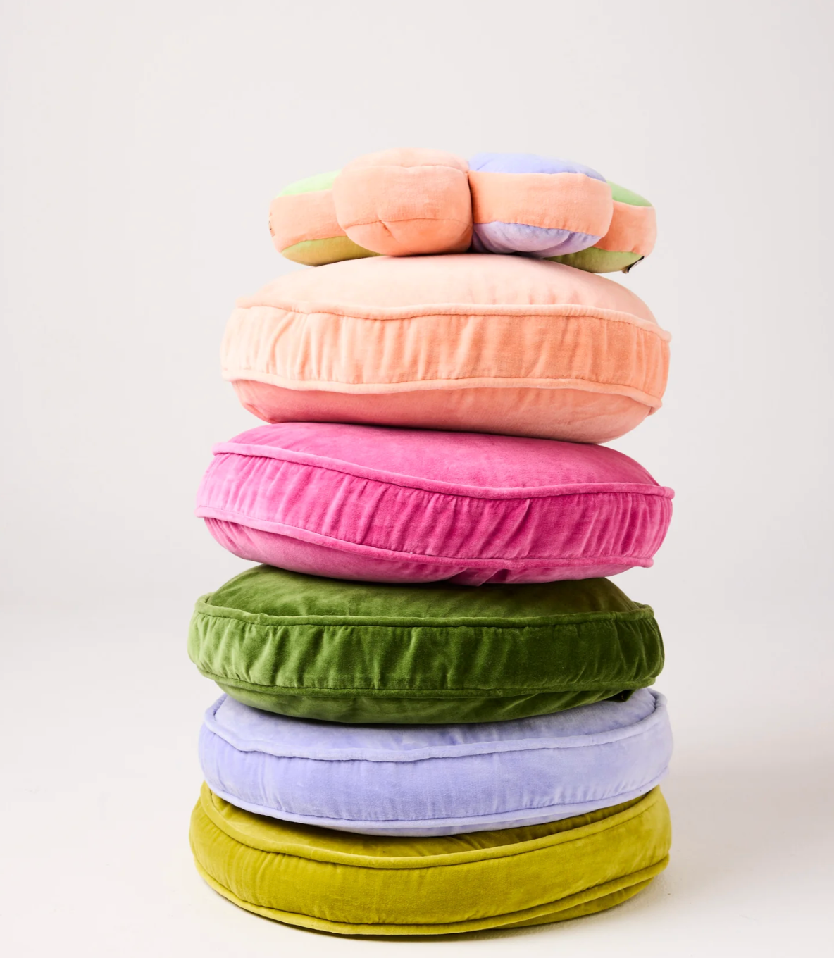 Campsite Velvet Pea Cushion