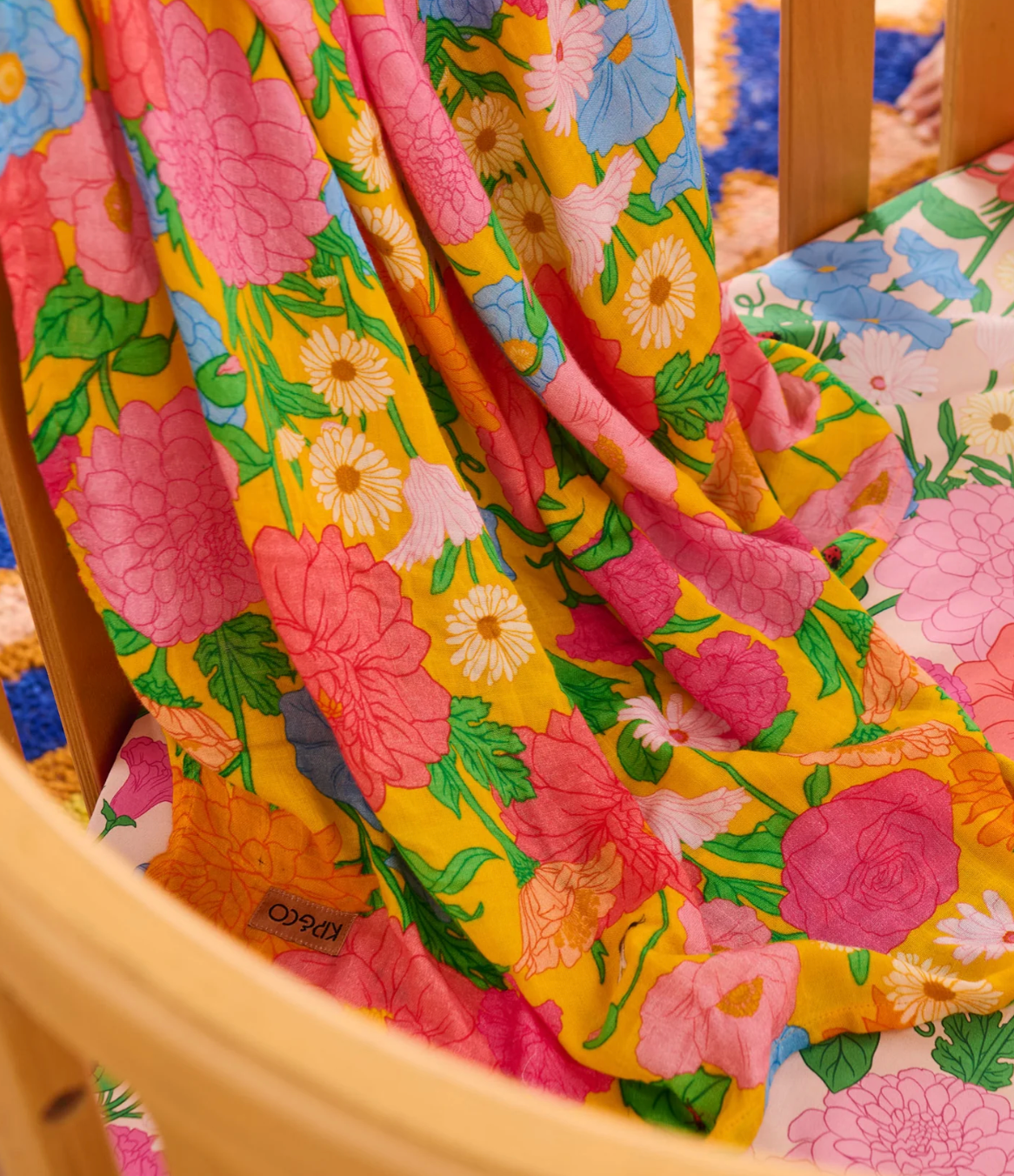 Follow The Sun Yellow Bamboo Swaddle