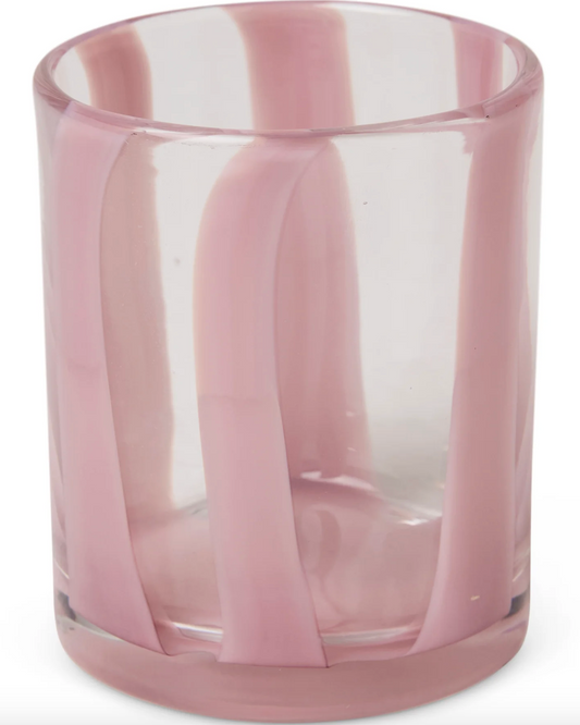 Oink Stripe Tumbler Glass 2P Set