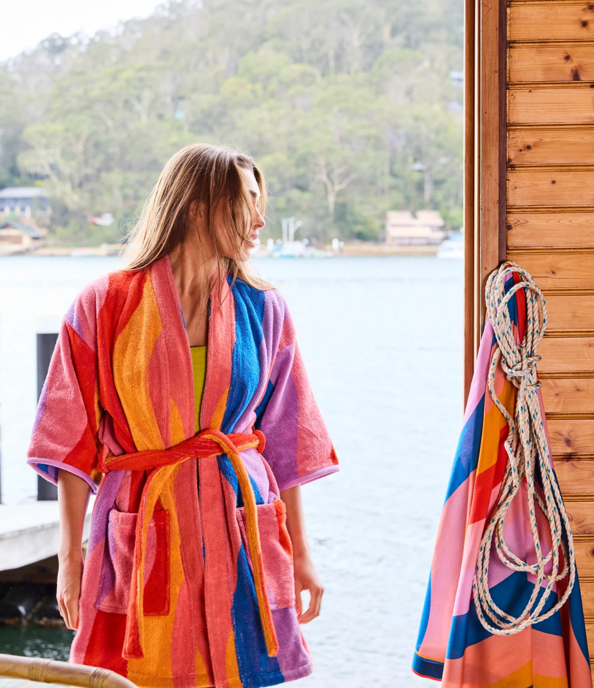 Surfs Up Terry Mini Bath Robe