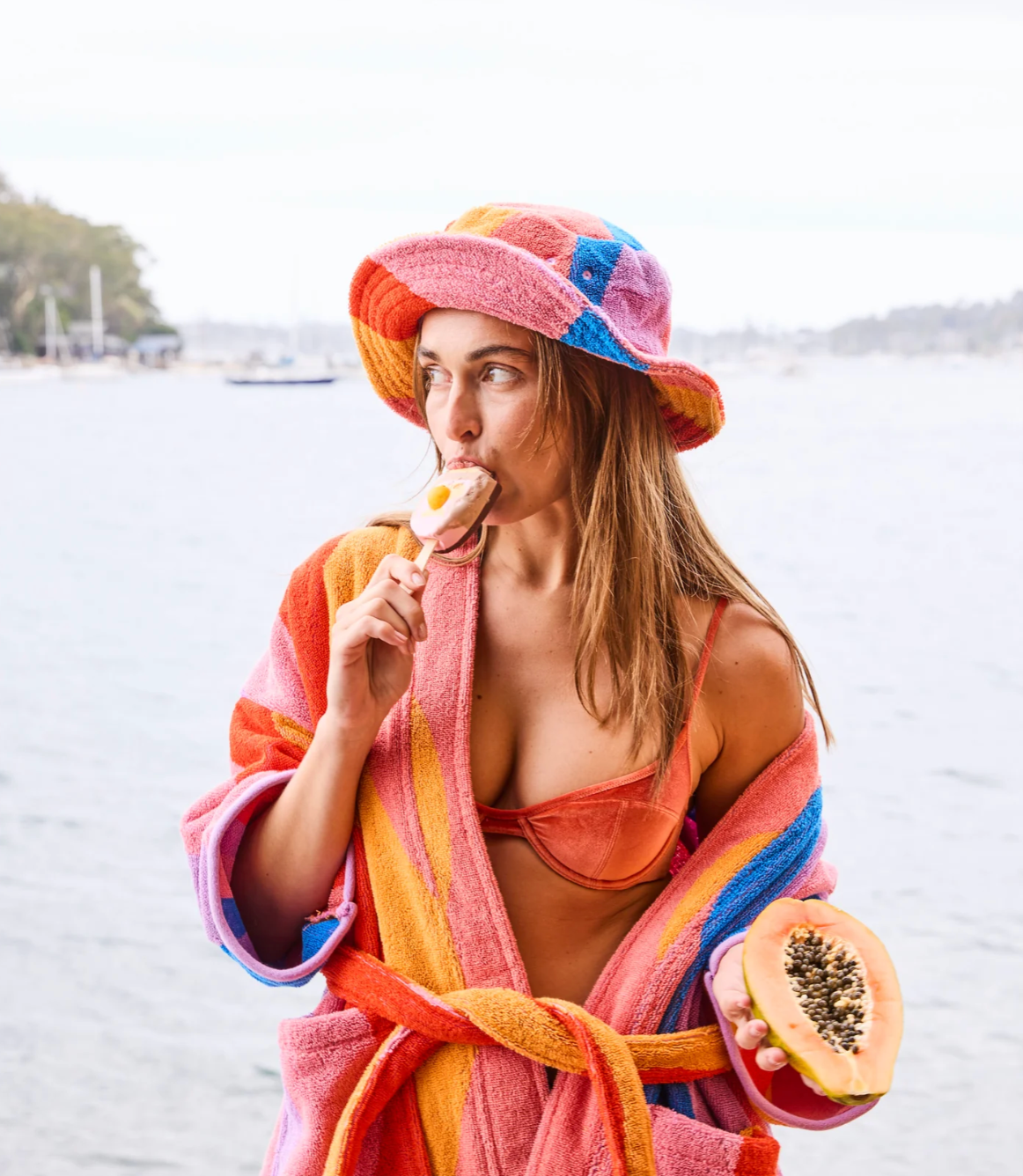 Surfs Up Terry Mini Bath Robe