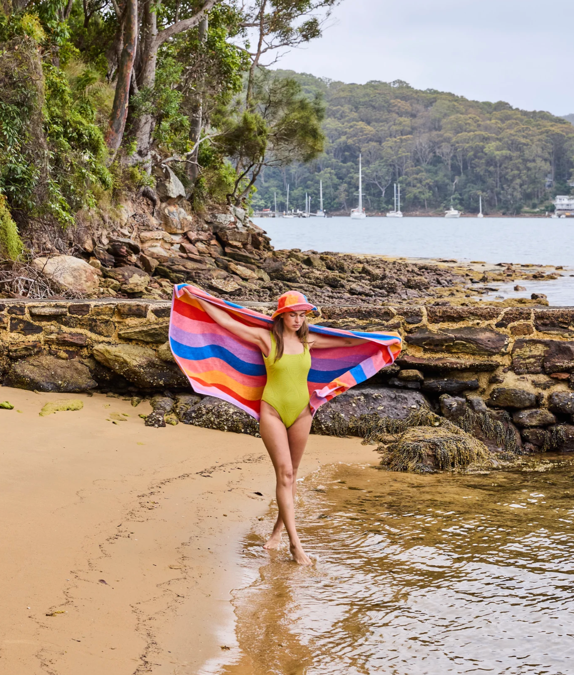 Surfs Up Terry Beach Towel