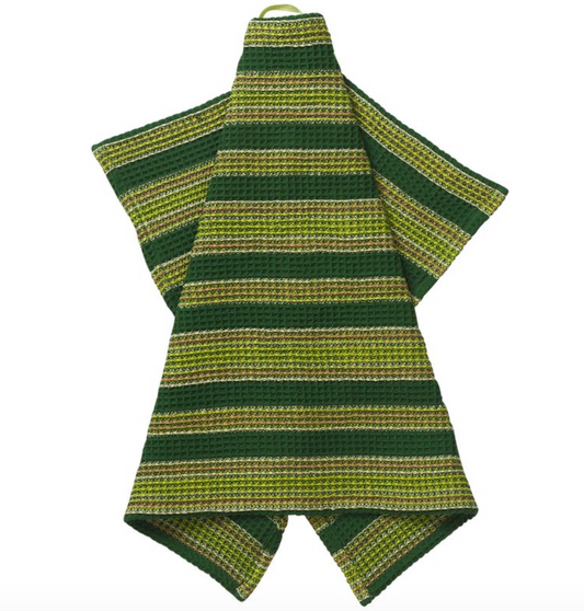 Selene Stripe Tea Towel - Anise