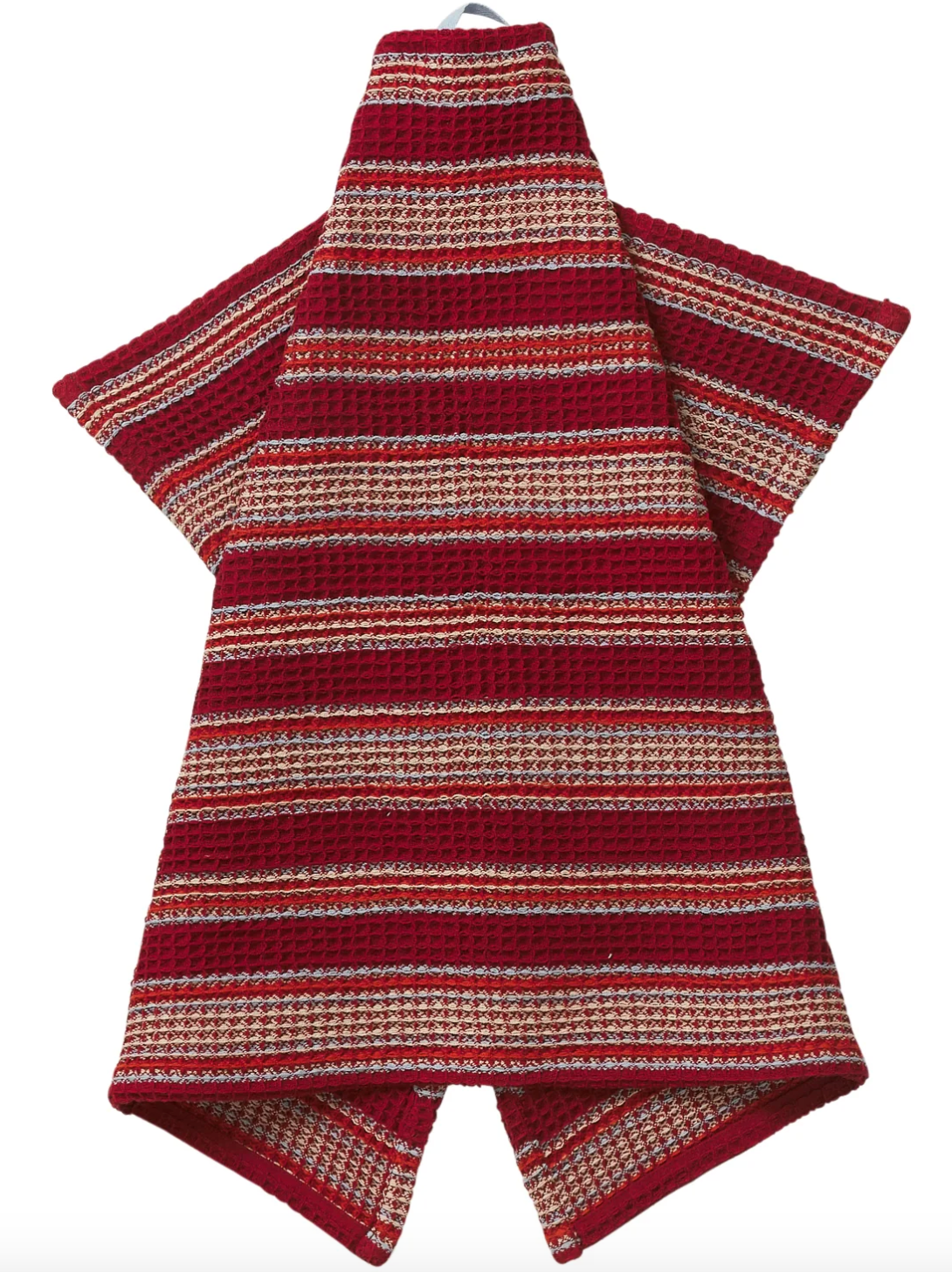 Selene Stripe Tea Towel - Crimson