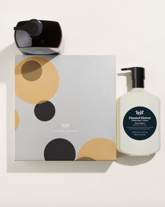 Limited Edition Holiday Gift Pack -  Flannel Flower Hand Duo (Large)