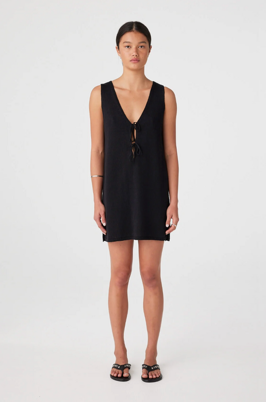 Poppy Mini Dress - Black