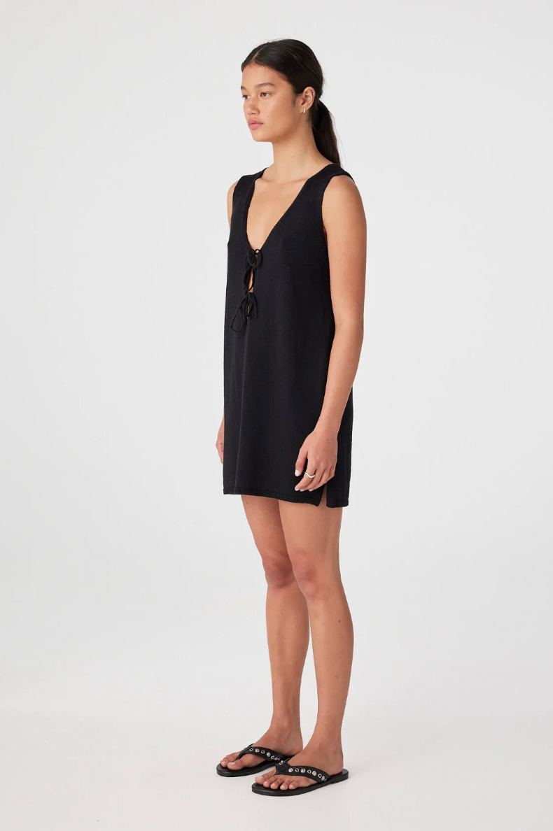 Poppy Mini Dress - Black
