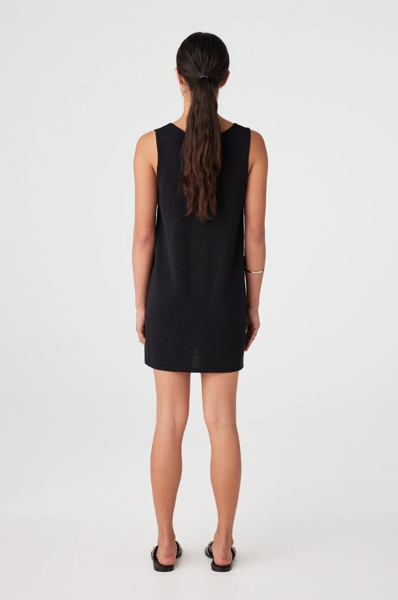 Poppy Mini Dress - Black