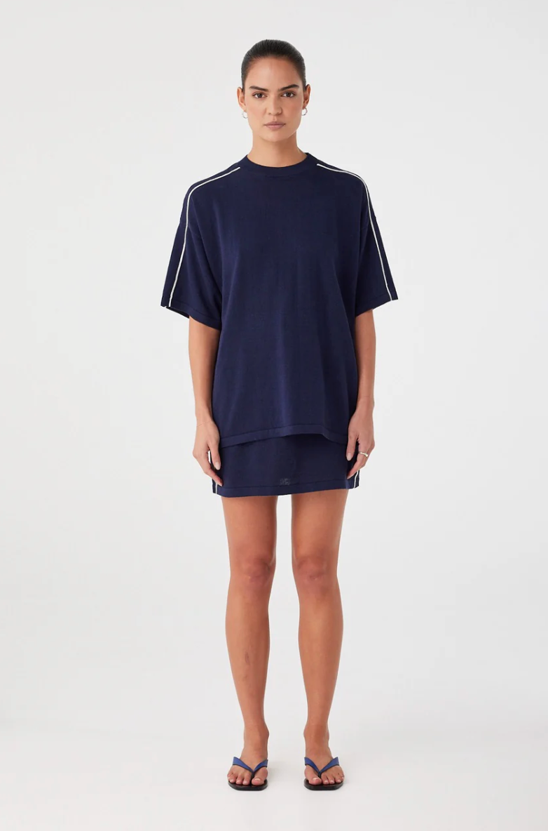 Pippa Mini Skirt - Navy