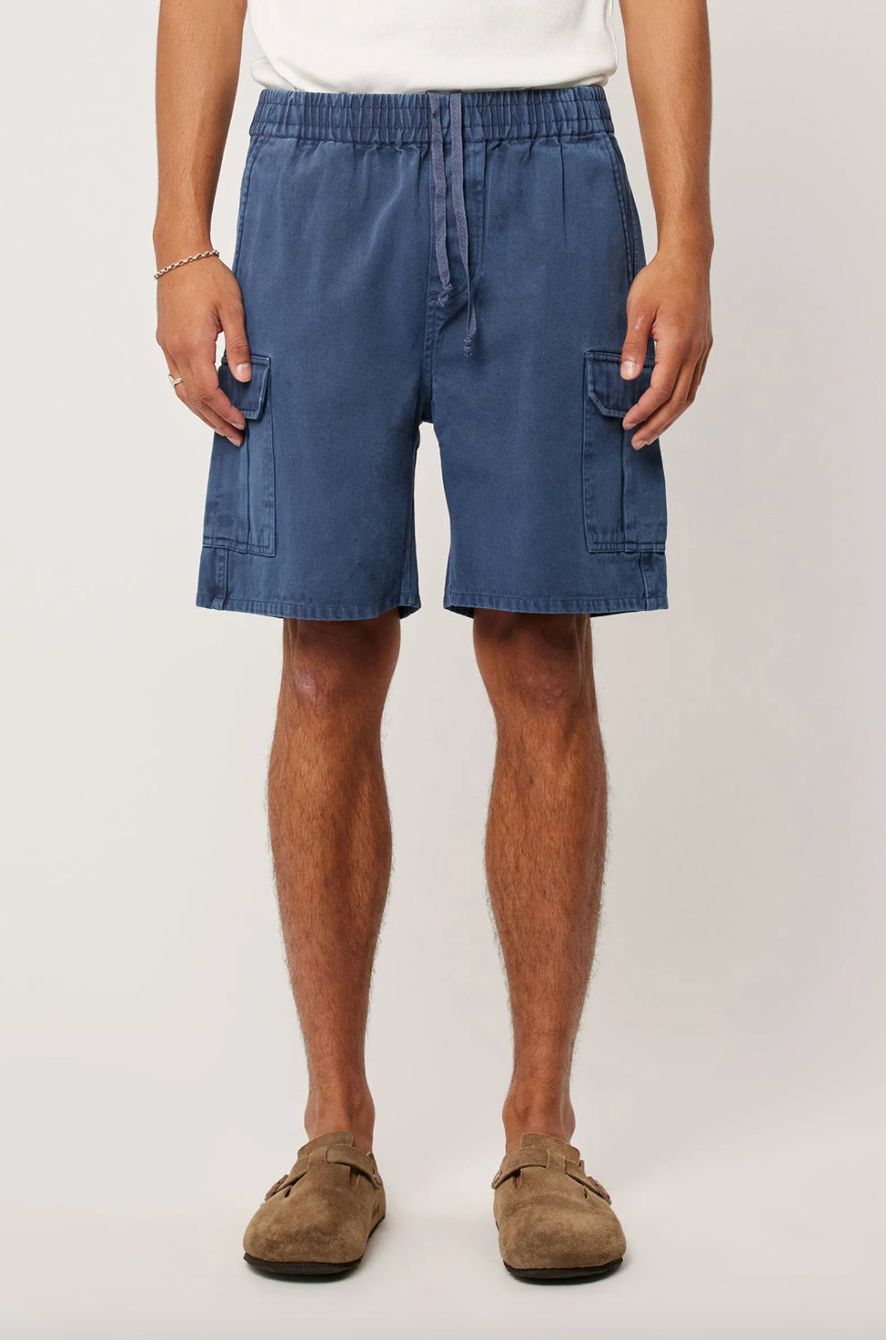 Tradie Cargo Short - Steel Blue