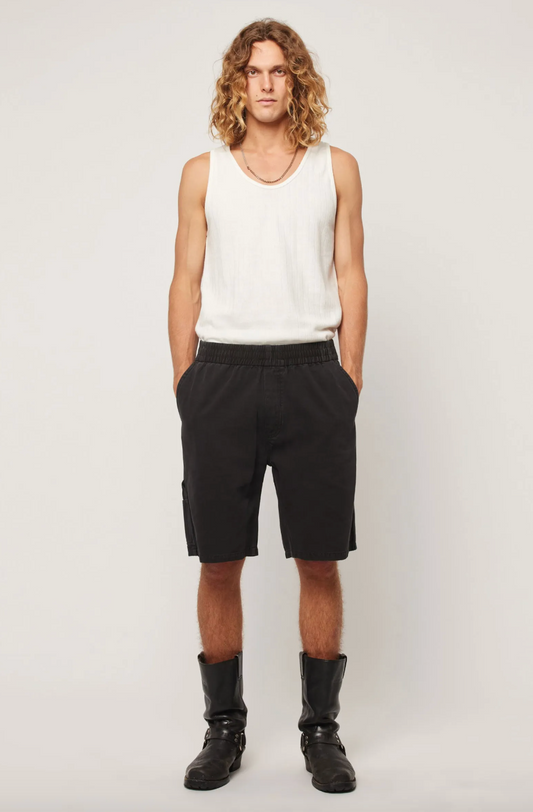 Tradie Cargo Short - Sulphur Black