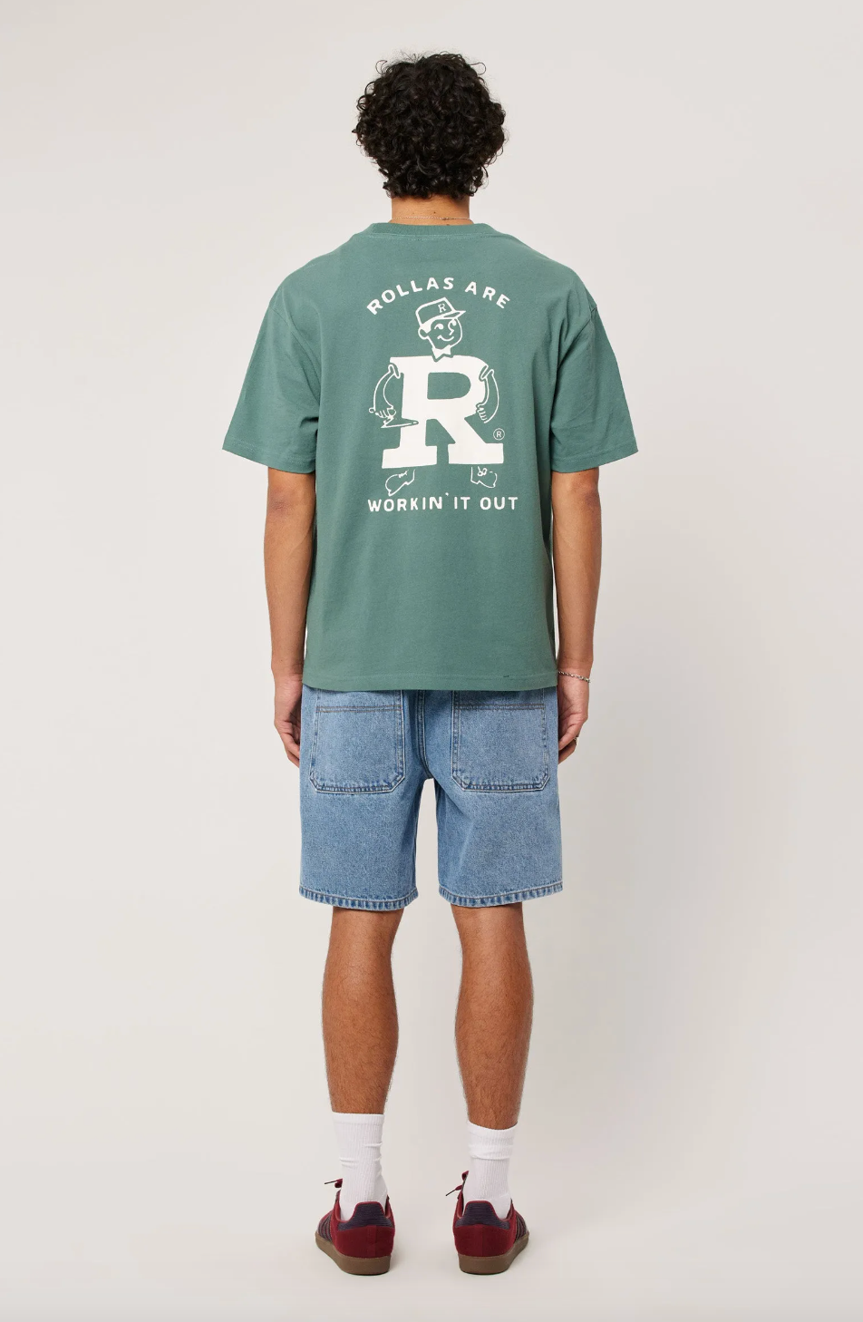 Ezy Works Tee - Forest/Mustard