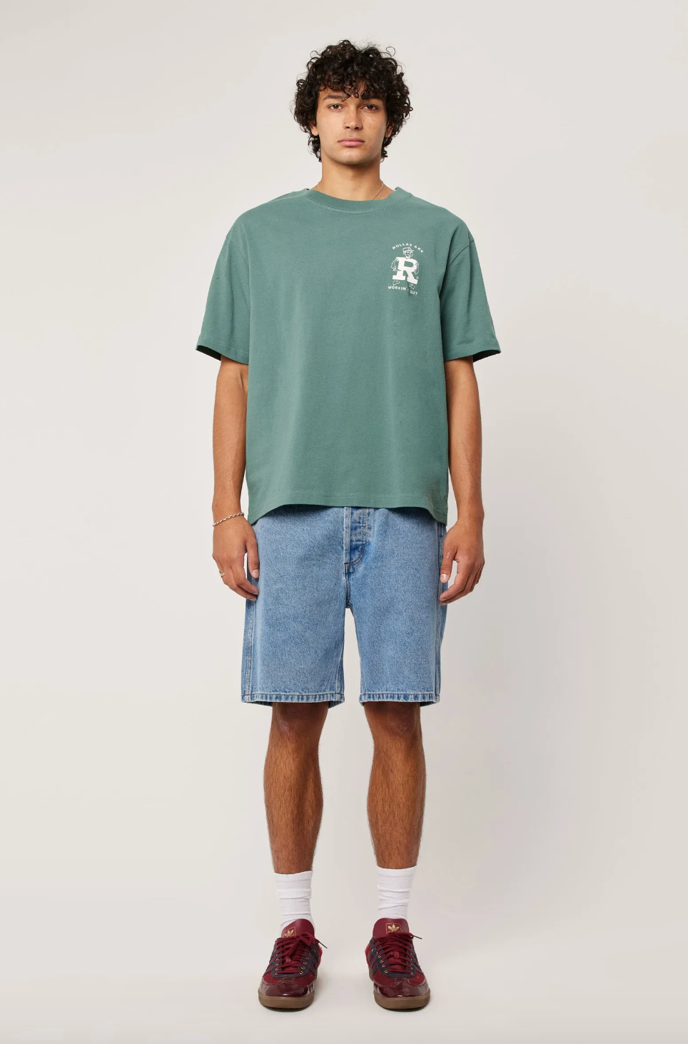 Ezy Works Tee - Forest/Mustard