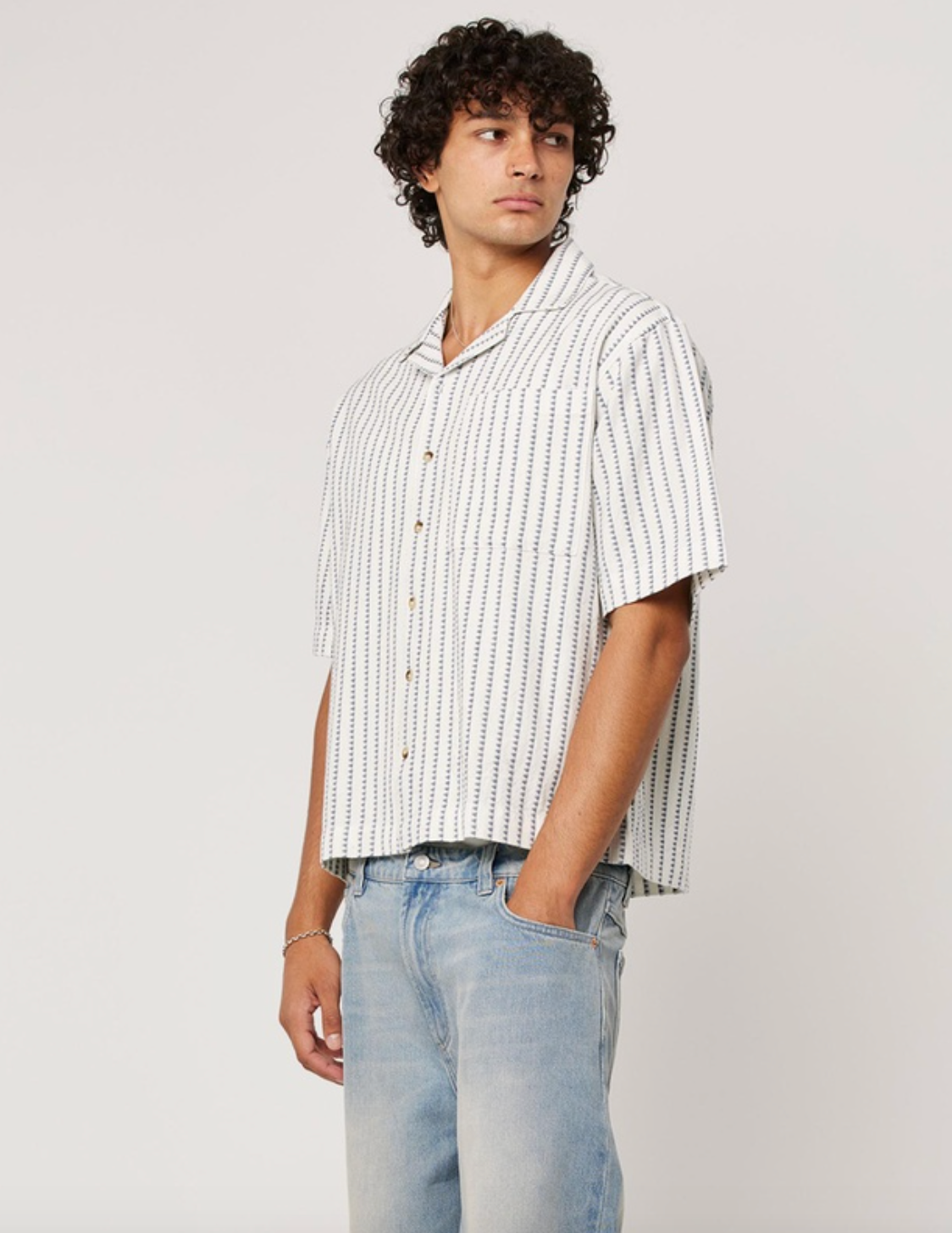 Forward Bowler Shirt - Vintage White