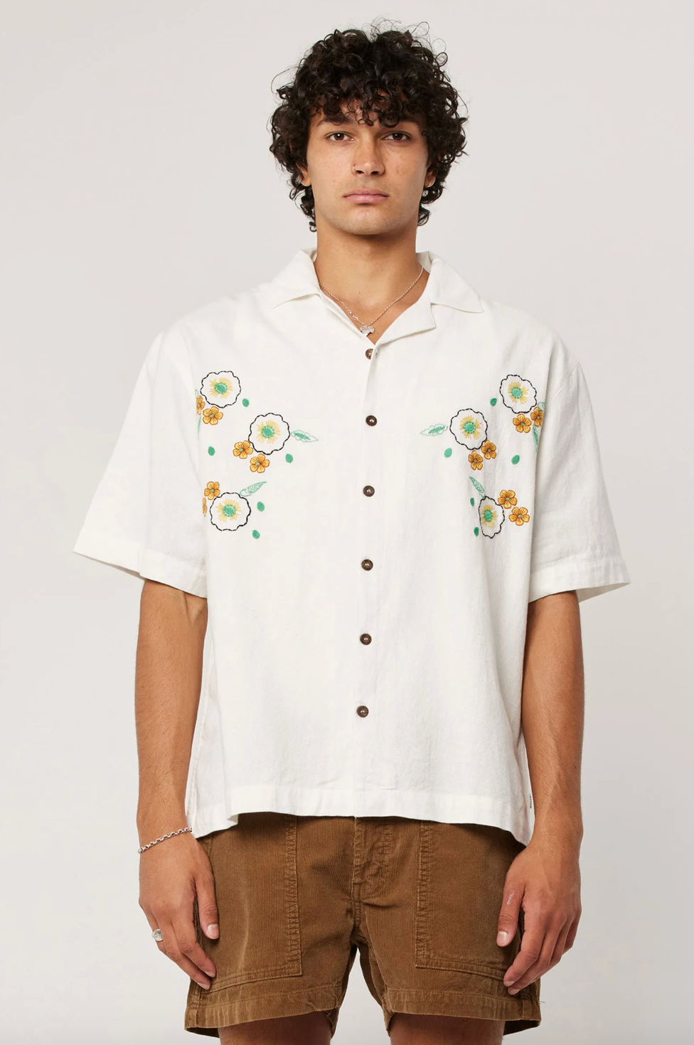 Nasturtium Bowler Shirt - Off White