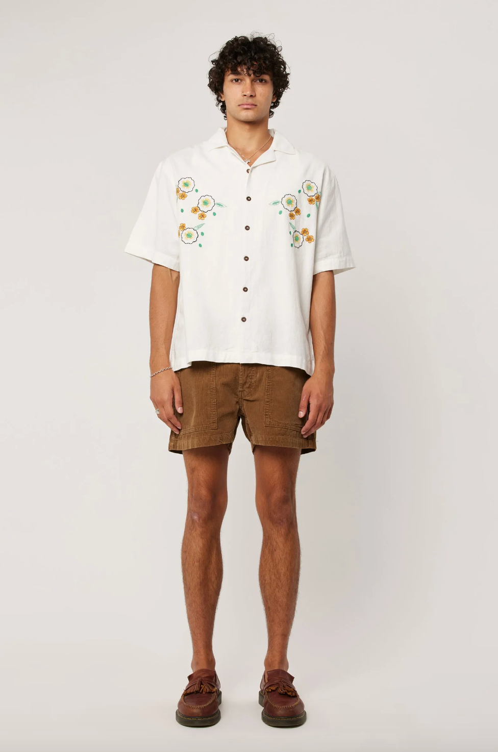 Nasturtium Bowler Shirt - Off White
