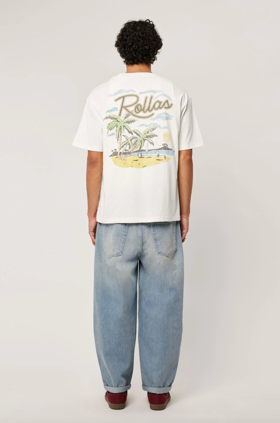 Ezy Palms Tee - Vintage White