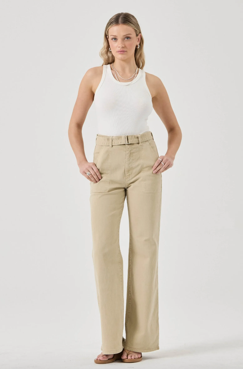 Sailor Pant Long - Pear Belt