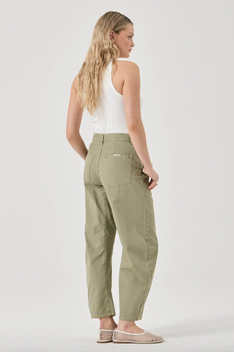 Gigi Barrel Drill - Summer Olive