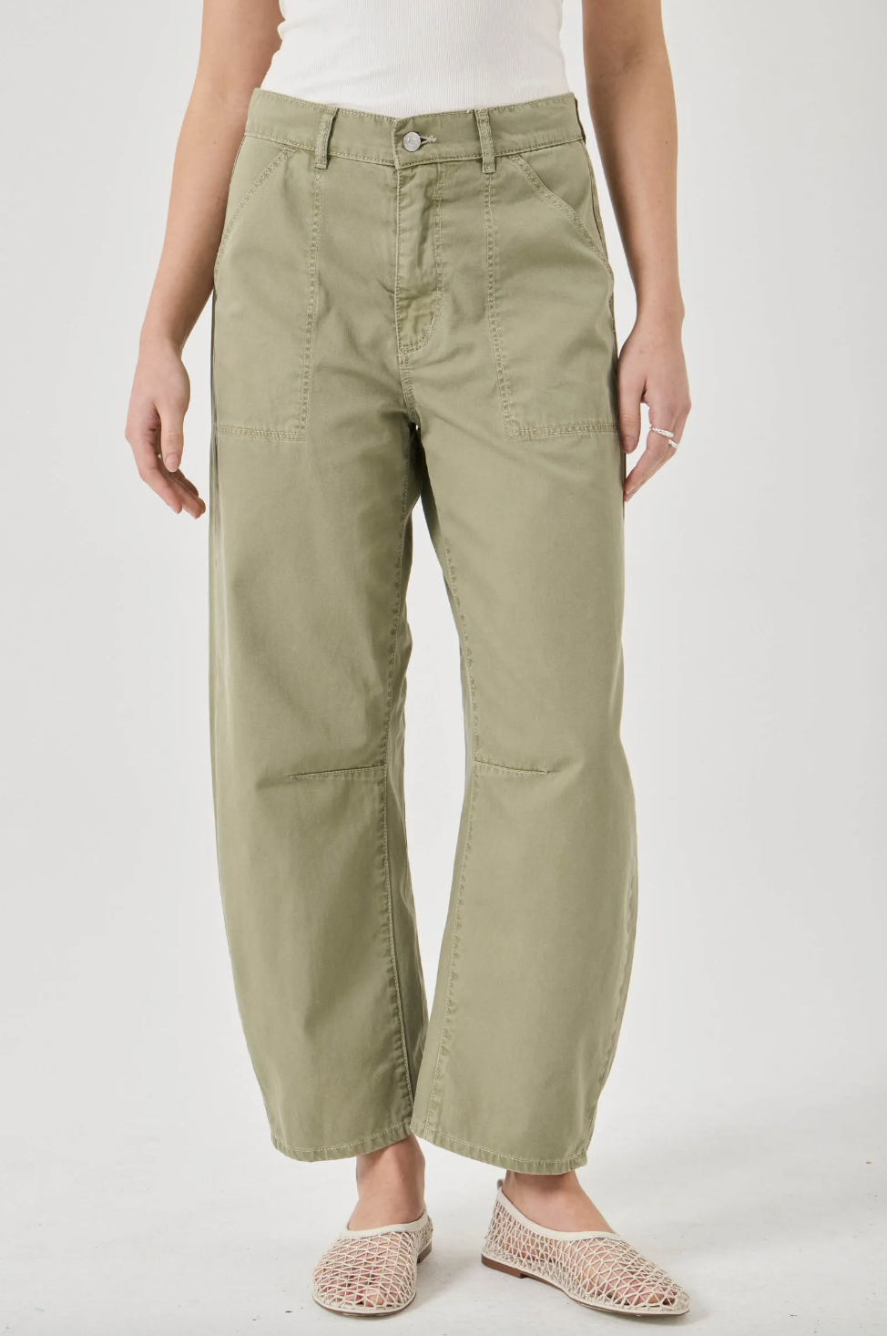 Gigi Barrel Drill - Summer Olive