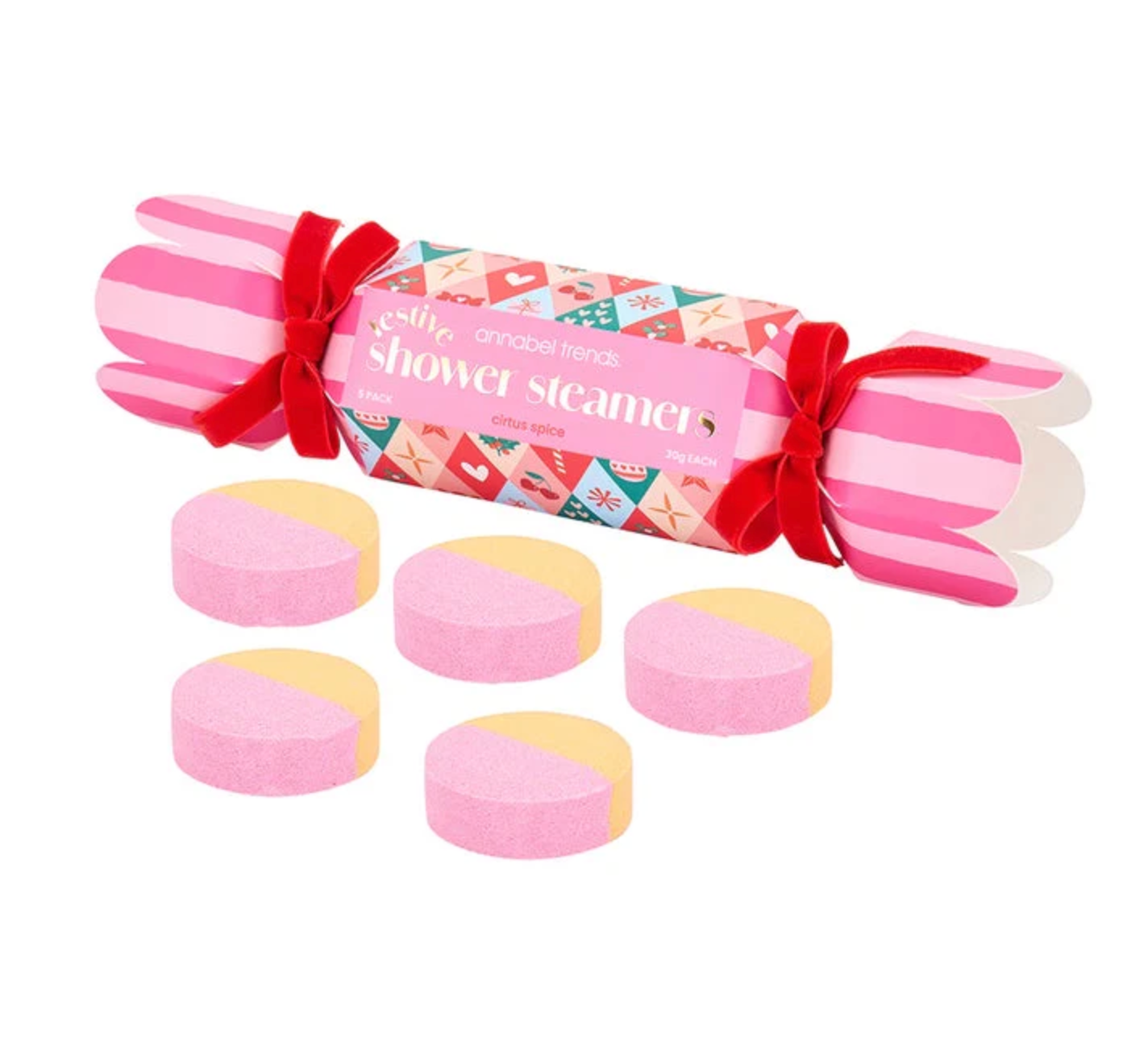 Christmas Festive Shower Steamer Bon Bon - Various Scents