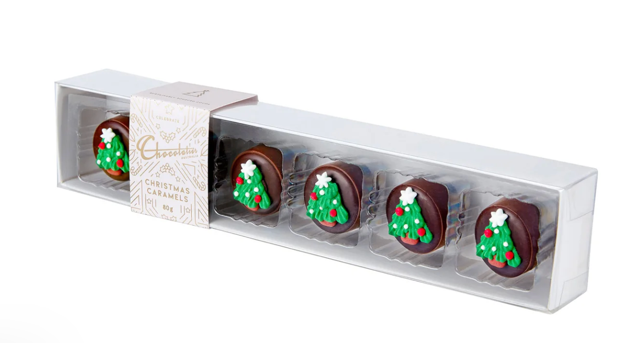 6 Pack Chocolatier Chocolate Christmas Caramels
