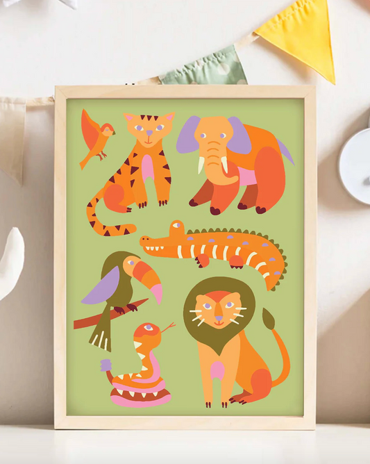 Kids Paint By Numbers - Little Safari