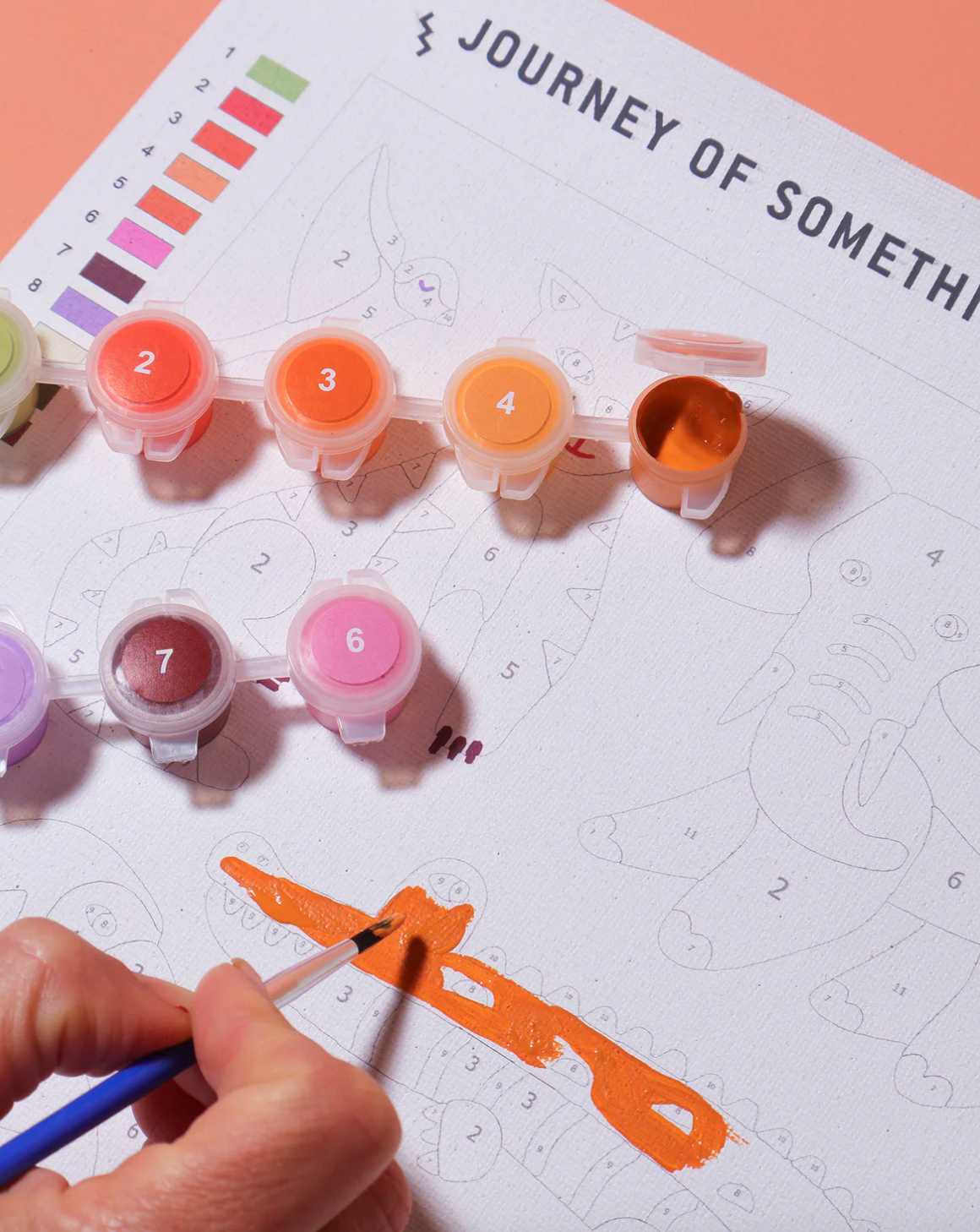 Kids Paint By Numbers - Little Safari