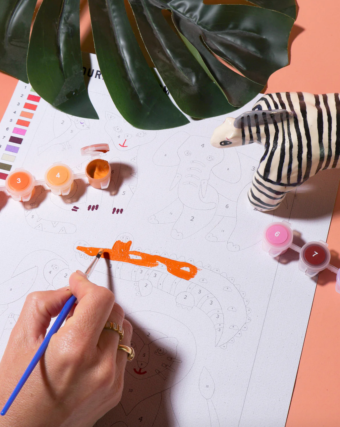 Kids Paint By Numbers - Little Safari