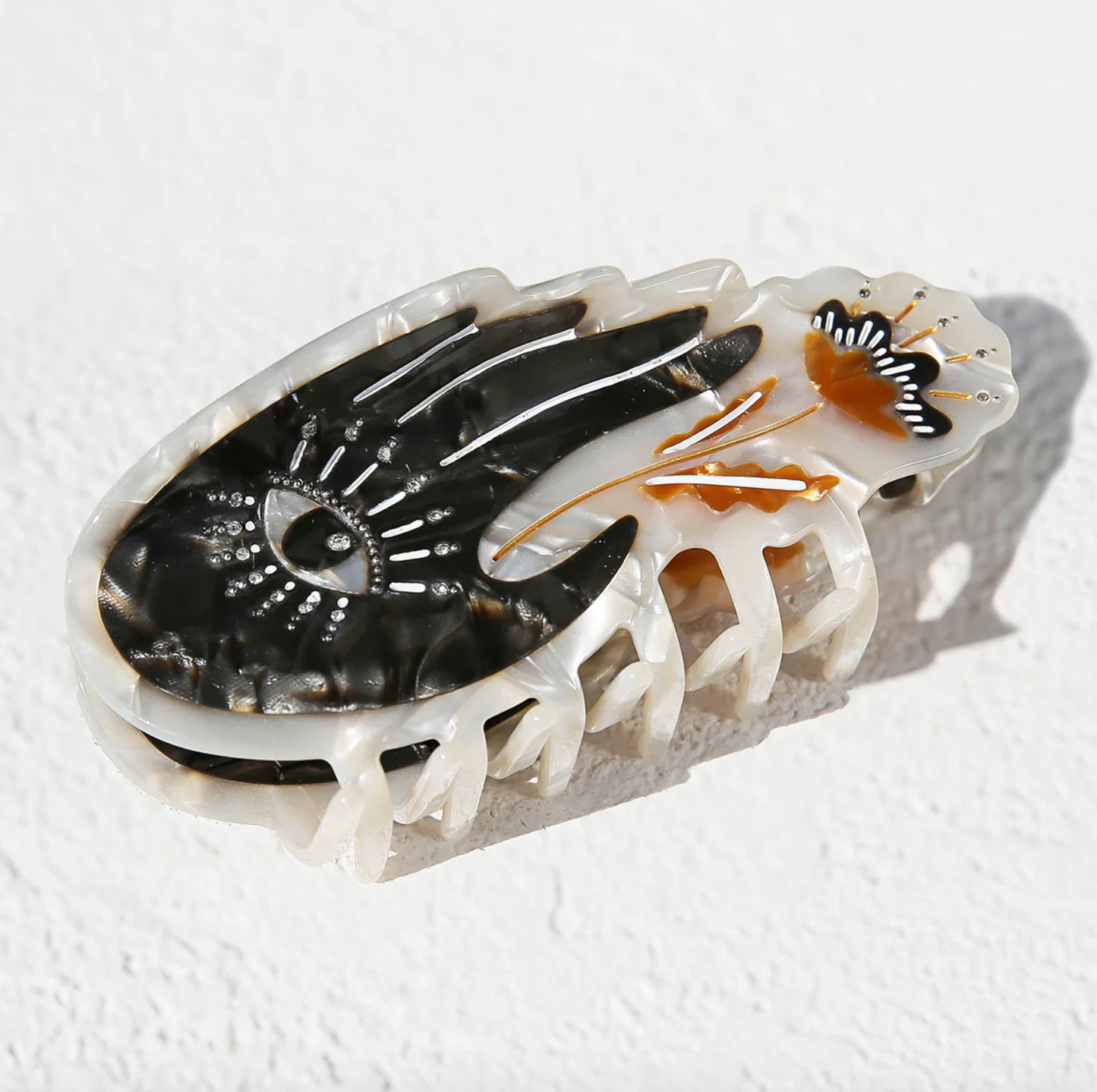 Cacao Palm Hair Claw Clip