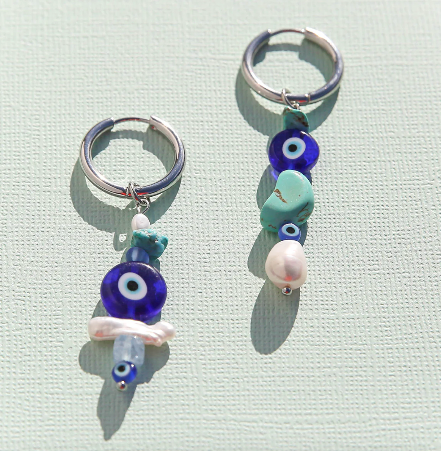 Evil Eye Huggie