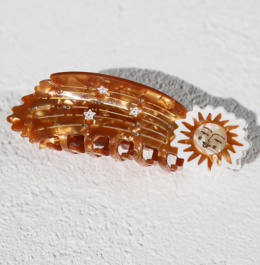 Gold Shooting Star Hair Claw Clip