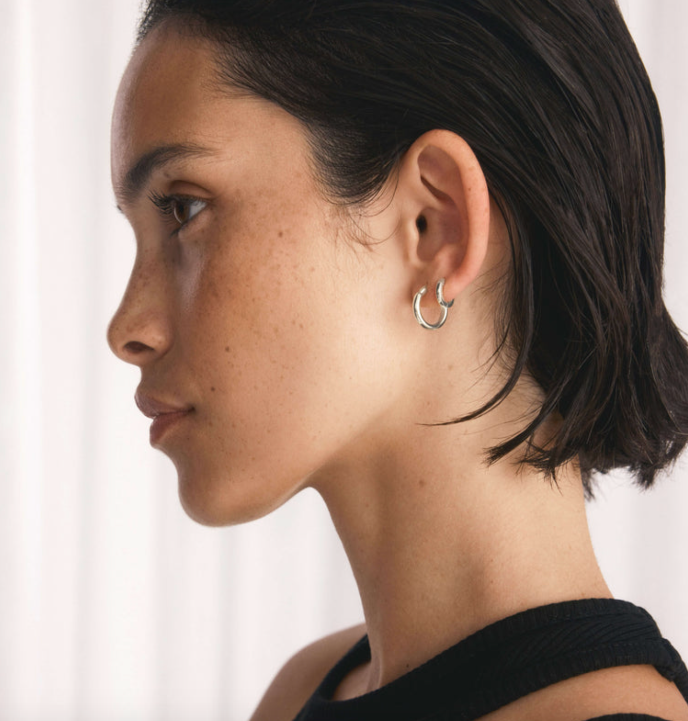 Classic Hoops Small - Silver