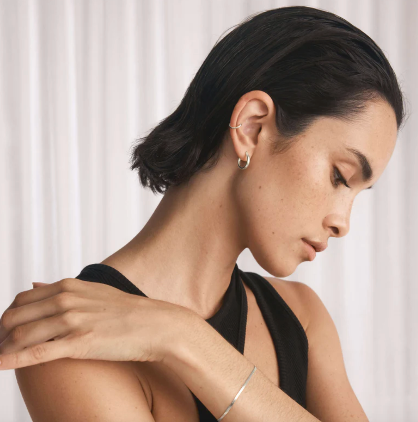 Classic Hoops Small - Silver