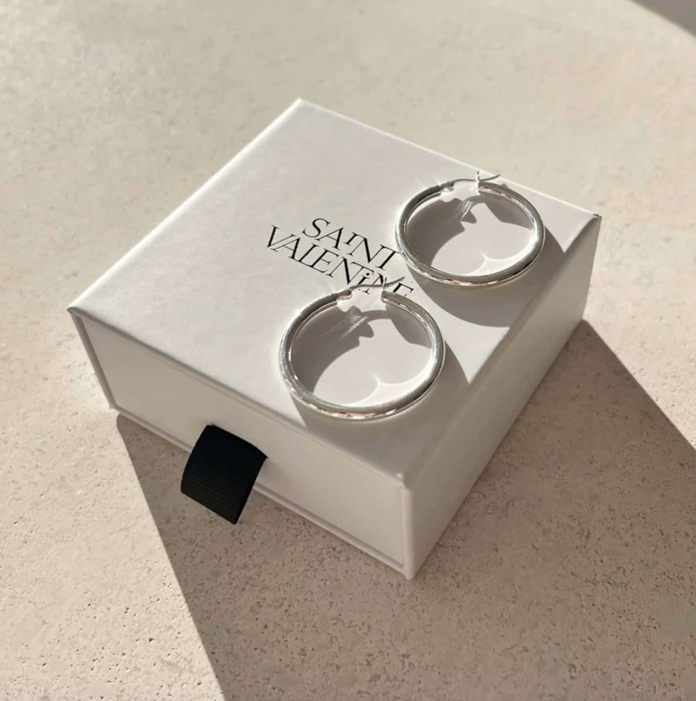 Classic Hoops Large - Silver