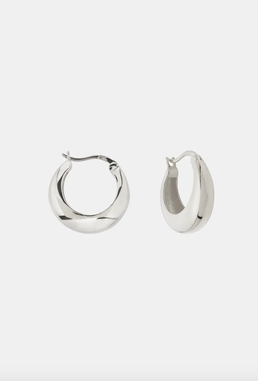 Positano Hoops - Silver