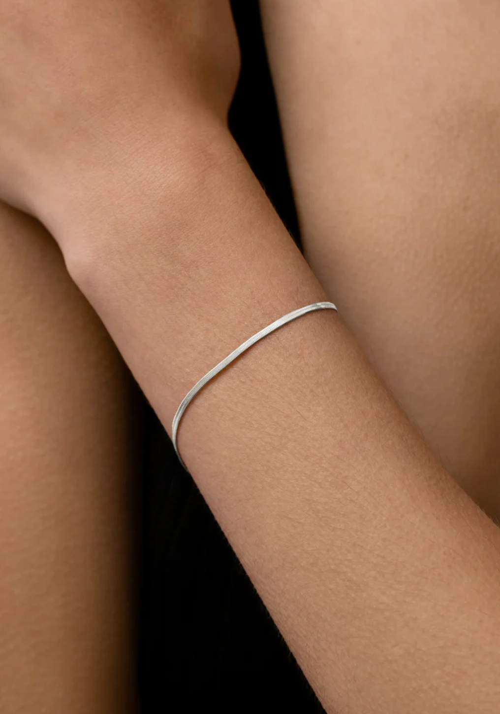 Sphinx 2mm Snake Chain Bracelet - Silver