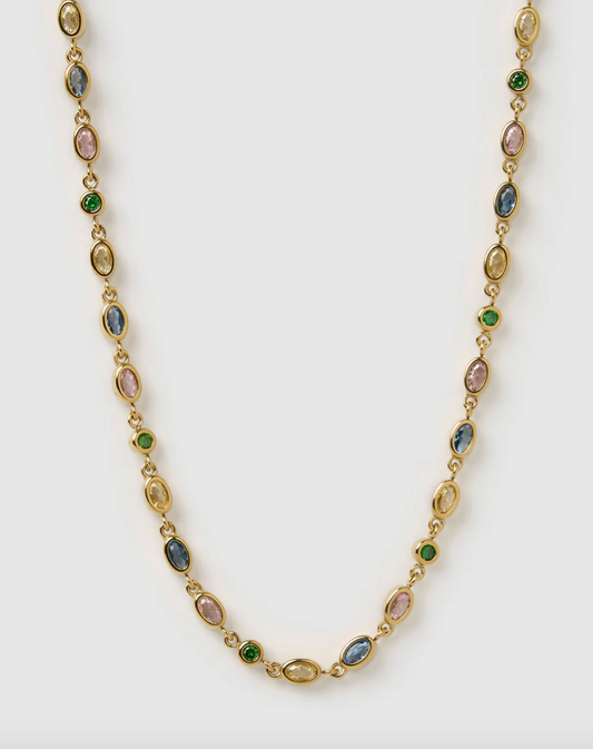 Isadora Gold Necklace - Multiple Stones