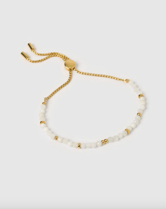Myla Moonstone & Gold Bracelet