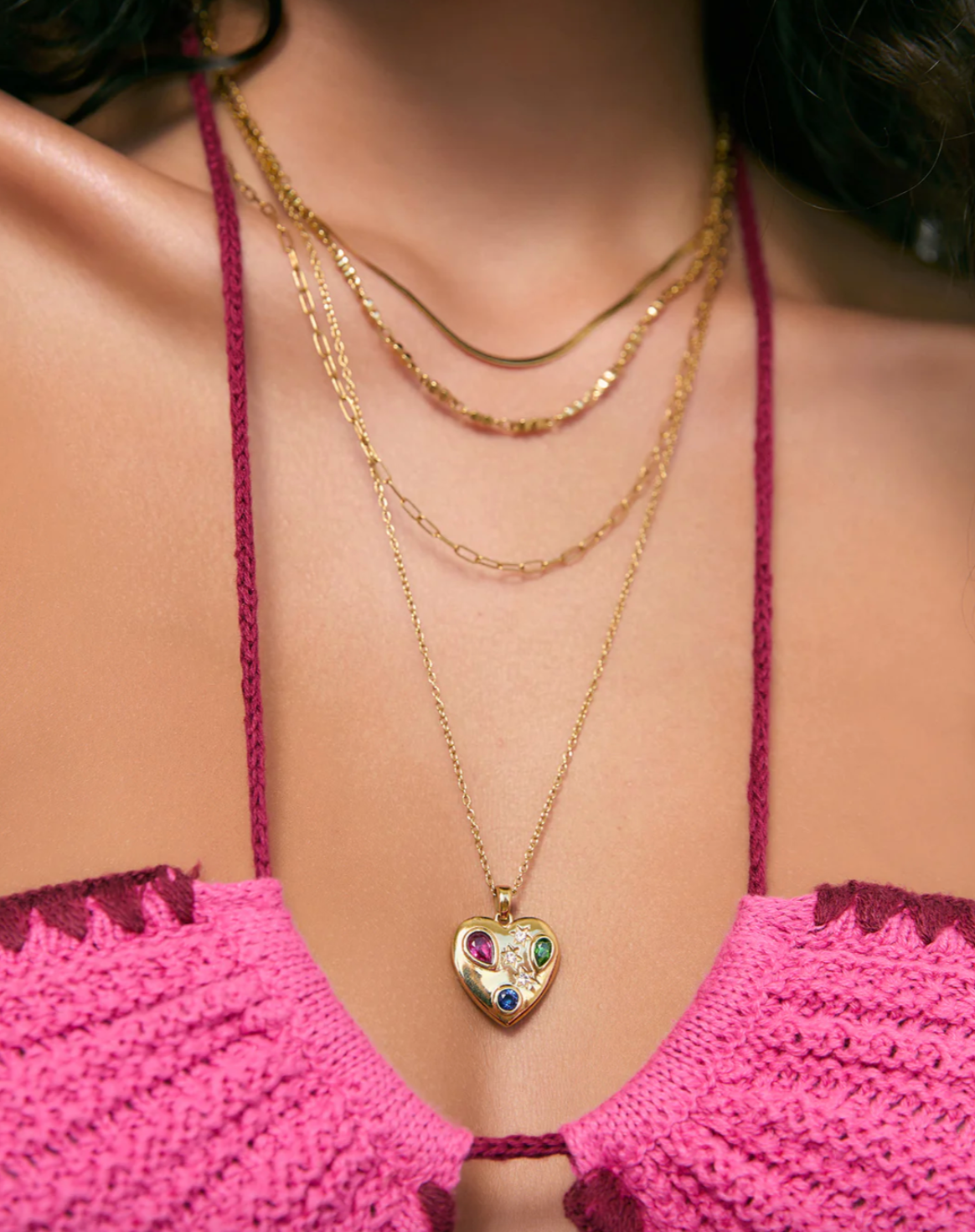 Bisou Heart Necklace