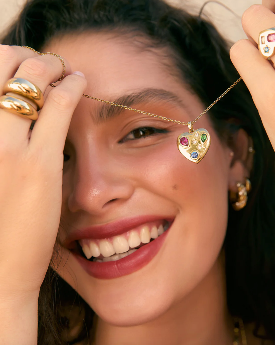 Bisou Heart Necklace