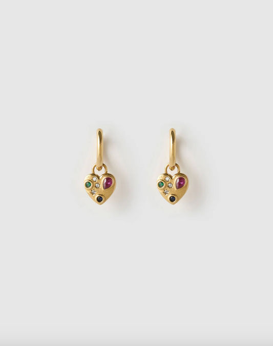 Bisou Heart Earrings