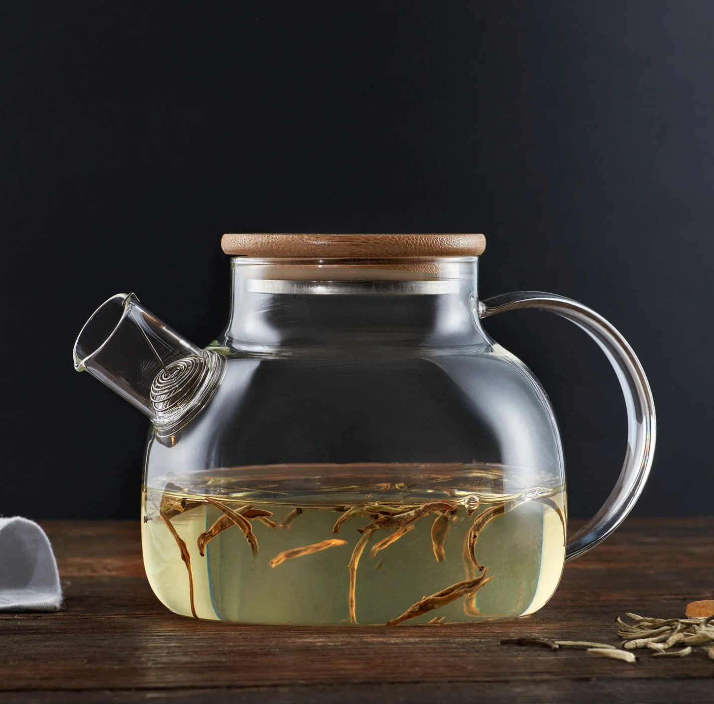 Frankie Glass Teapot with Filter - Clear